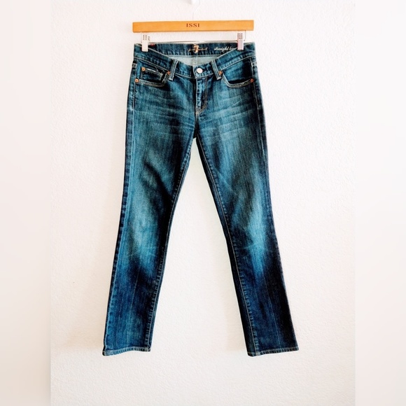 7 For All Mankind Denim - 7 for all Mankind Straight Leg Jeans Size 25